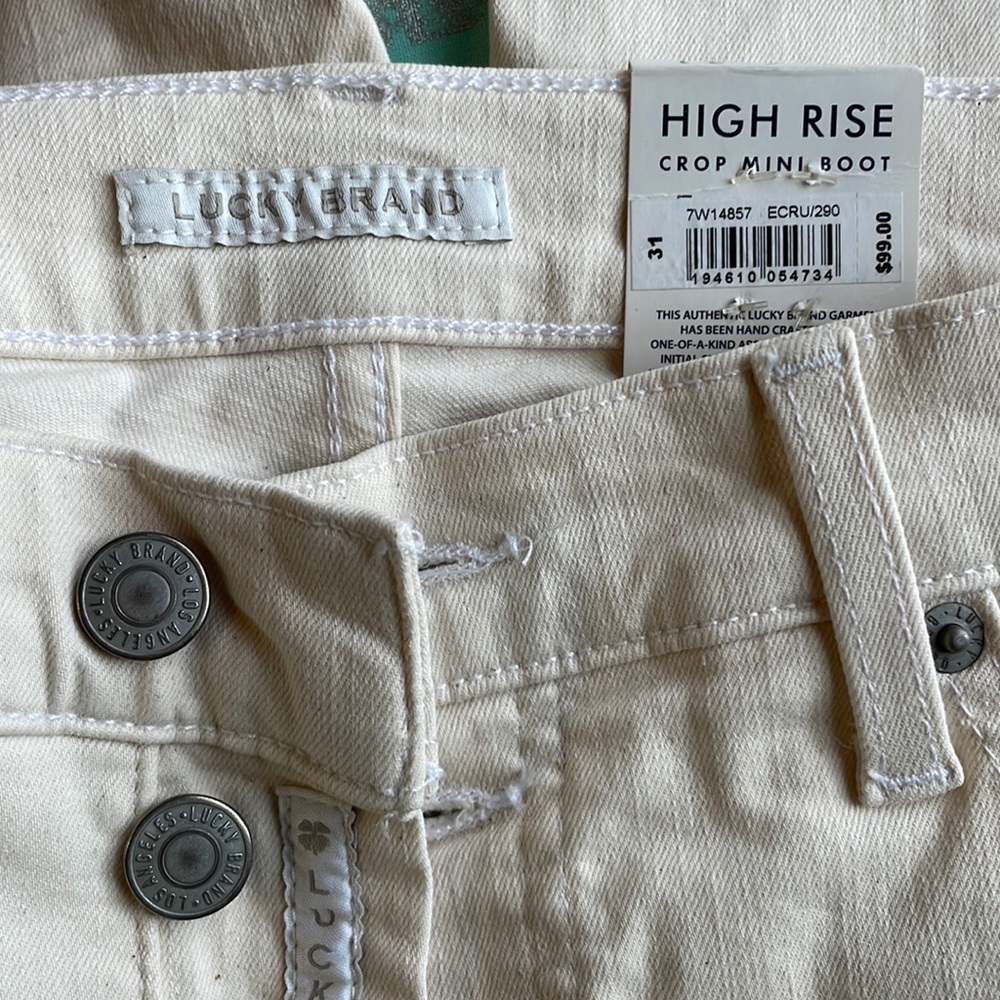 Lucky brand crop mini boot size 12